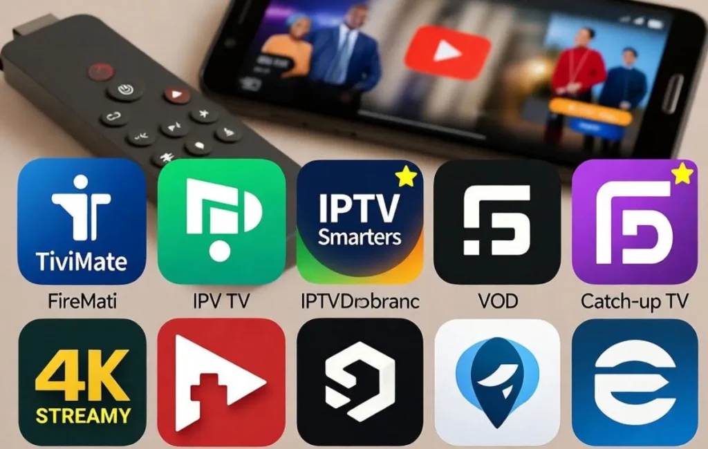 best iptv app 2025 TiviMate IPTV Smarters Firestick Android